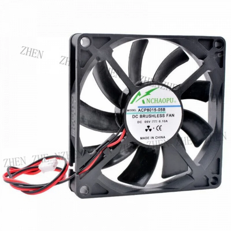 Y ACP8015 80mm DC5V 12V 24V 2pin cooling fan for router chassis power supply