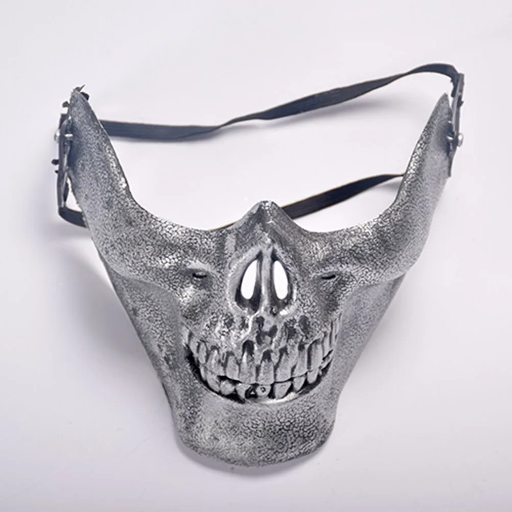 

3 Pcs Faux Half Face Mask The Masquerade Carnival Halloween Costume Miss Zombie