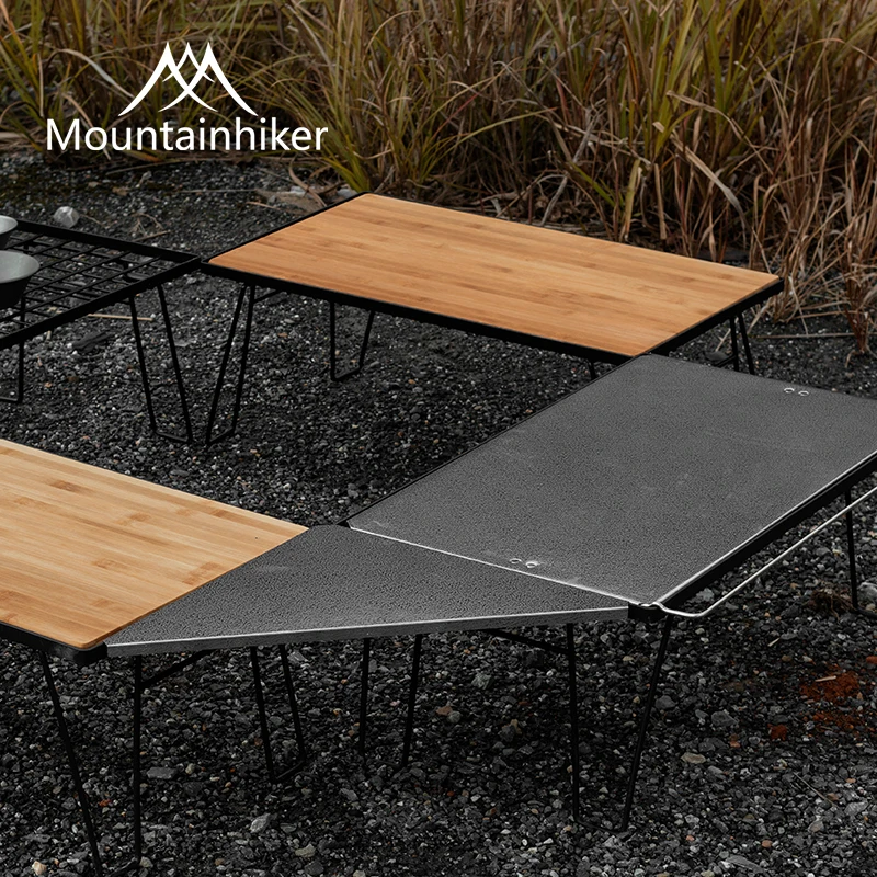 

Mountainhiker multifunctional combination table, outdoor portable lightweight steel mesh table, camping picnic table