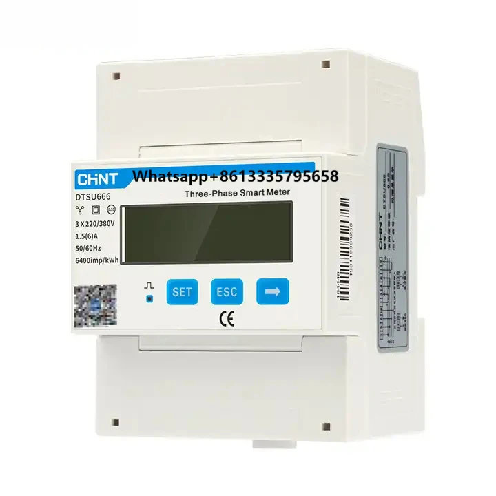 

CHNT DTSU666 Three Phase Deye 80A Din Rail Digital Display Smart Energy Meters