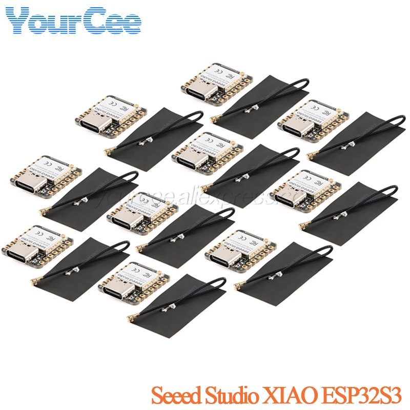 10pcs/1pc seeeduino ESP32S3 seeed ateliér XIAO 2.4G rozvoj deska ESP32-S3 WIFI bezdrátový BLE pletivo 5.0 8MB modul pro arduino