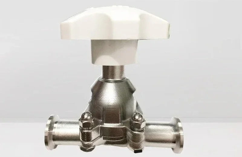 

Stainless steel manual high vacuum diaphragm valve GM series KF16 KF25 manual quick diaphragm valve