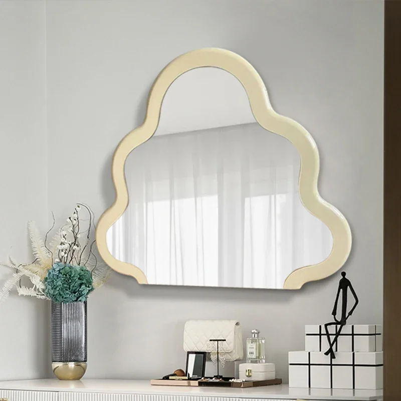 House Decoration Living Room Decorations Home Decoration Ornaments Self- Adhesive Mirror Sticker Desk Mirror Wall Decor Live