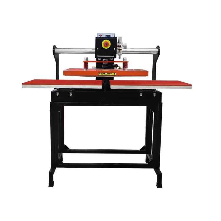 Hot sale heating transfer printing vinyl sticker clothes industrial pneumatic heat press sublimation machine for t-shirts