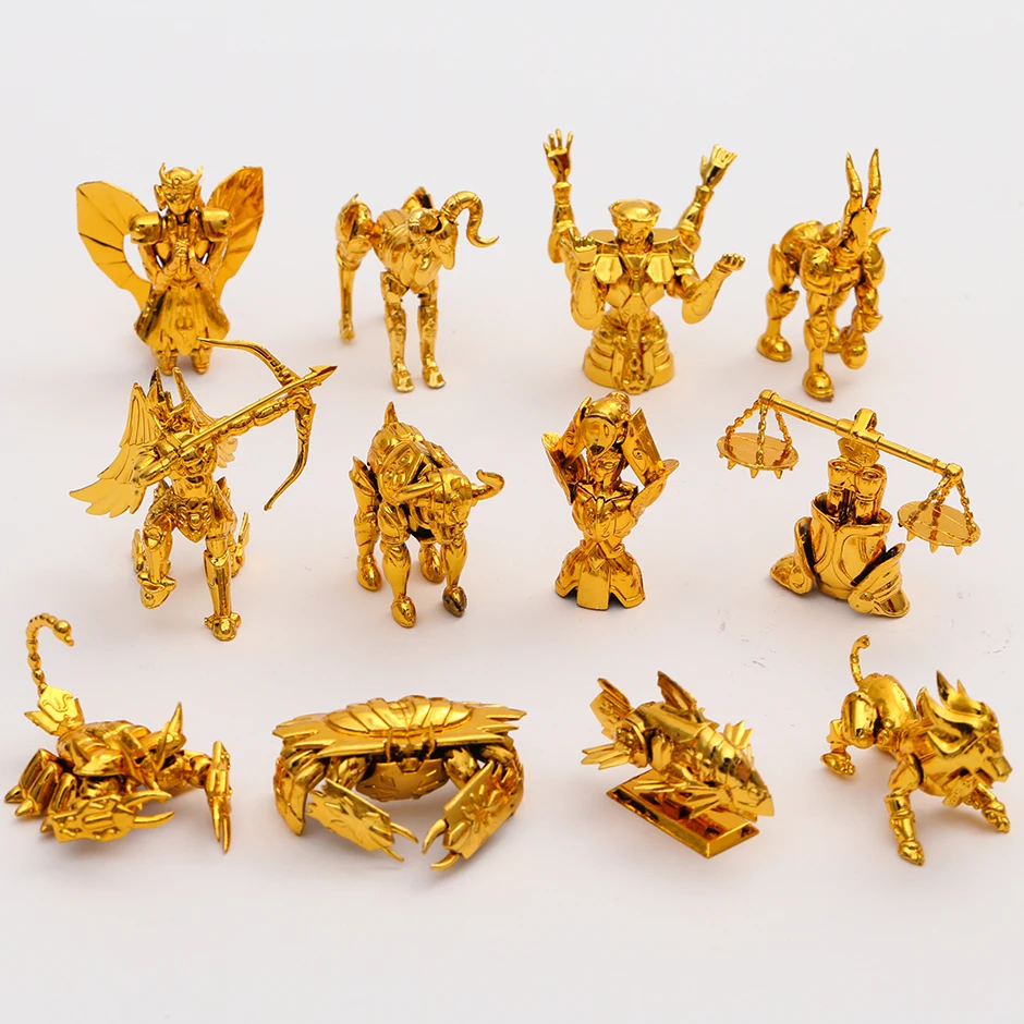 Saint Cloth Myth Saint Seiya APPENDIX Sculpture 12pcs Set Cute Kawaii Anime Toys Figures