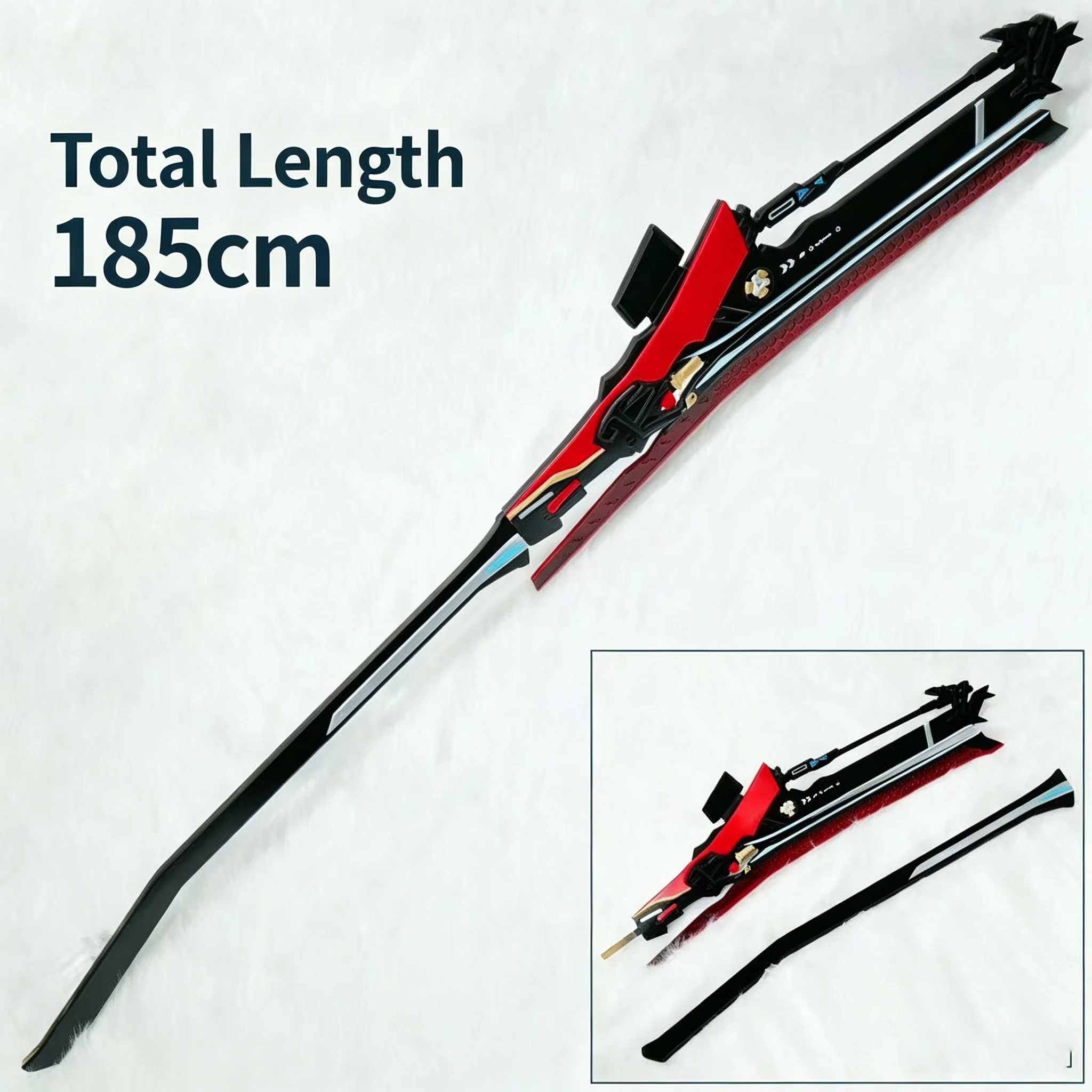 Angelina Cos Staff Weapons Game Arknights Cosplay Prop Model Hand-Held Prop Halloween Christmas Party Costume Accessories