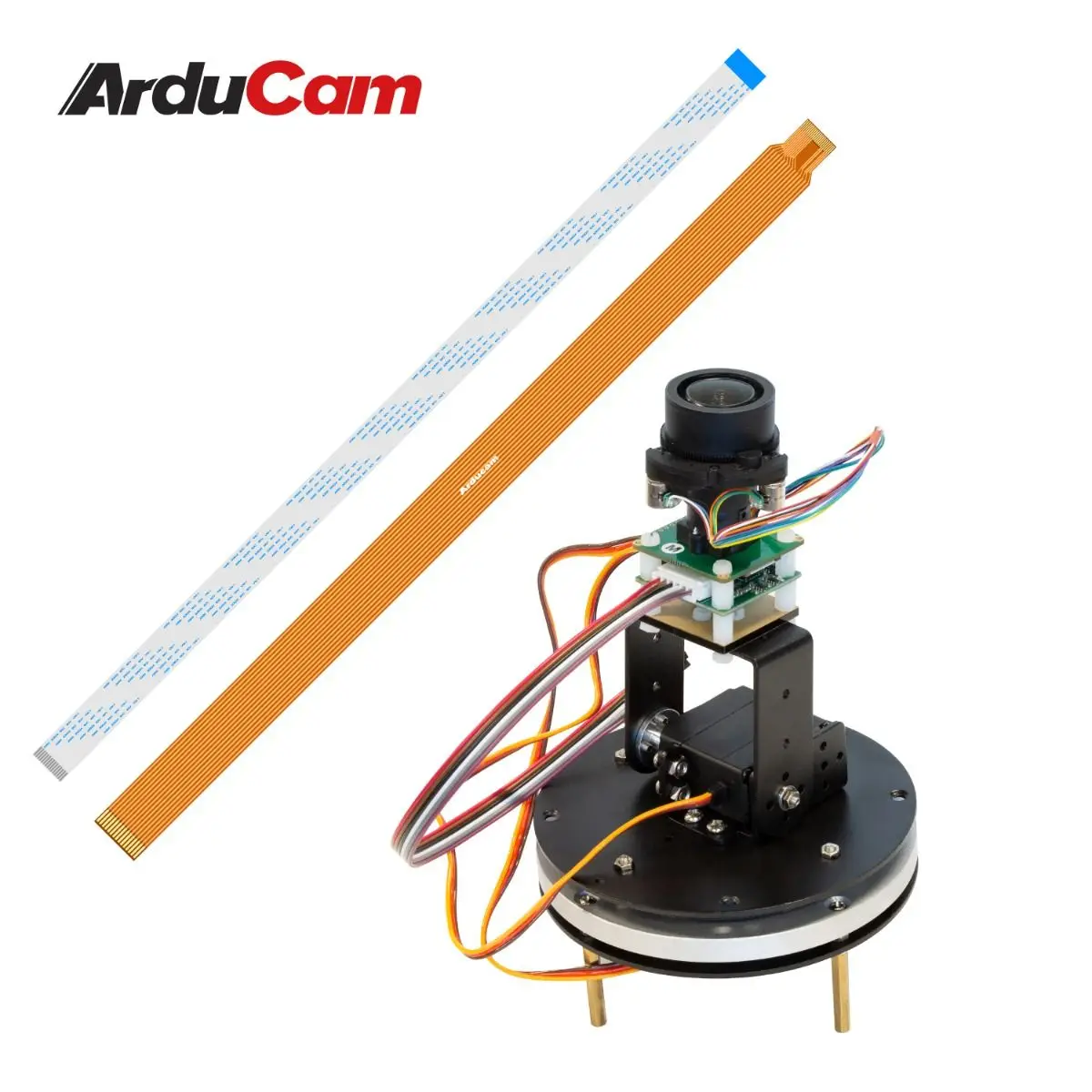 Arducam IMX477 12MP PTZ Camera for Raspberry Pi 4/3B+/3 and Jetson Nano/Xavier NX, IR-Cut Switchable Camera with Metal Base and