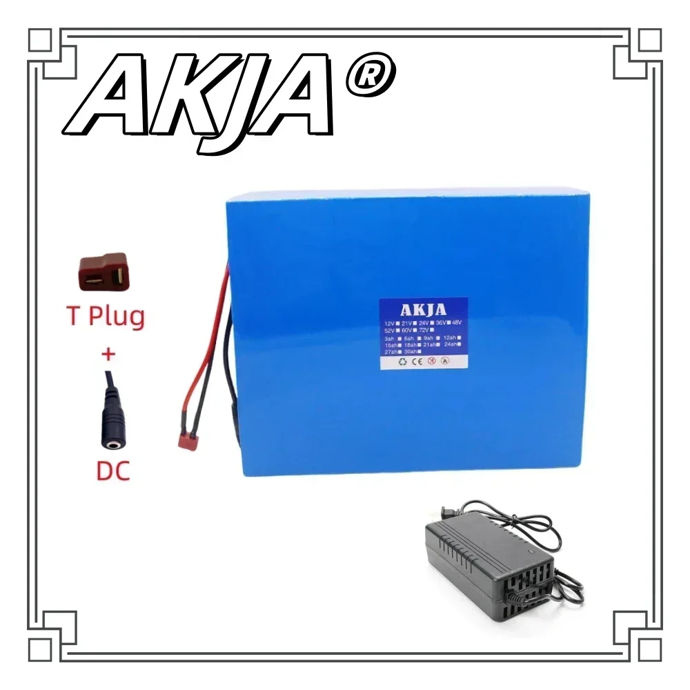 Szybki transport powietrza 48V Nowa bateria litowa o pełnej mocy 18650 30ah Akumulator litowy 13S10P Nadaje się do 250-2000W