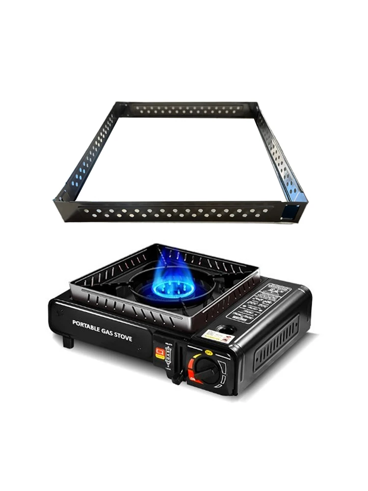 〔E〕Anneaux coupe-vent pour cuisinière à gaz, support coupe-vent détachable, ustensile de cuisson portable, support pare-vent pour pique-nique en plein air〔Winter5〕