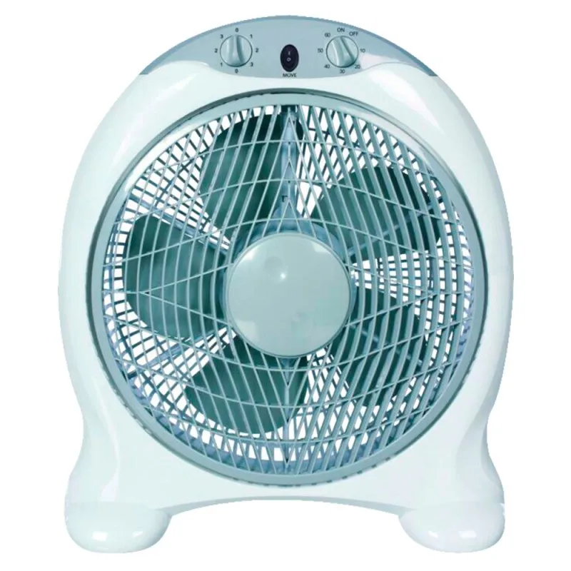 Floor fan-Infiniton BOX-30BW - 40W, 3 speeds, rotary grid