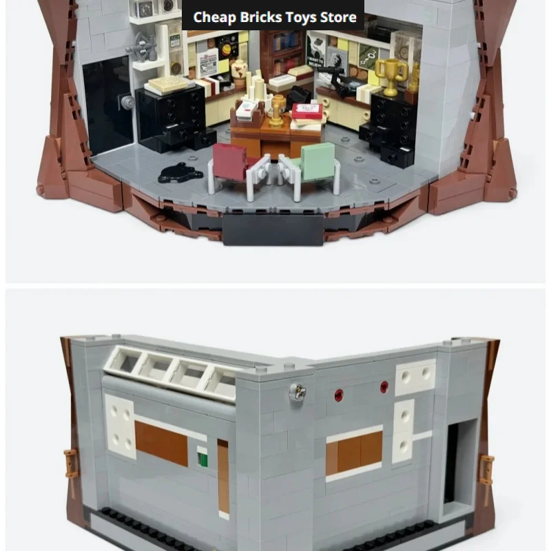 Christmas Gifts for Adults Toys 1478pcs UFO Mystery Scene Bricks Building Blocks Compatible Underground Chamber Forest Model