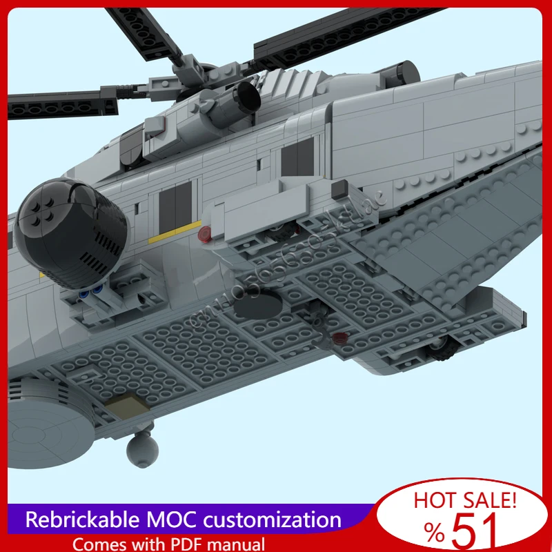 2285 ELEMENTÓW MOC Seria Bitewna AW-101 Helikoptery Wojskowe Model do Składania Edukacyjne Kreatywne Zabawki dla Dzieci Prezenty Świąteczne