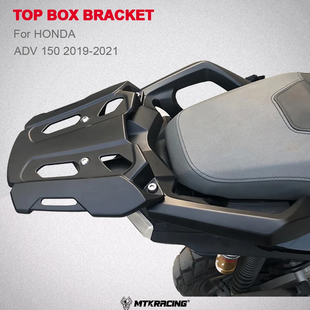 MTKRACING Top Box Bracket For HONDA ADV 150 2019-2021 Motorcycle Rear Luggage Rack Tail Cargo Holder Shelf Tool Box Bracket