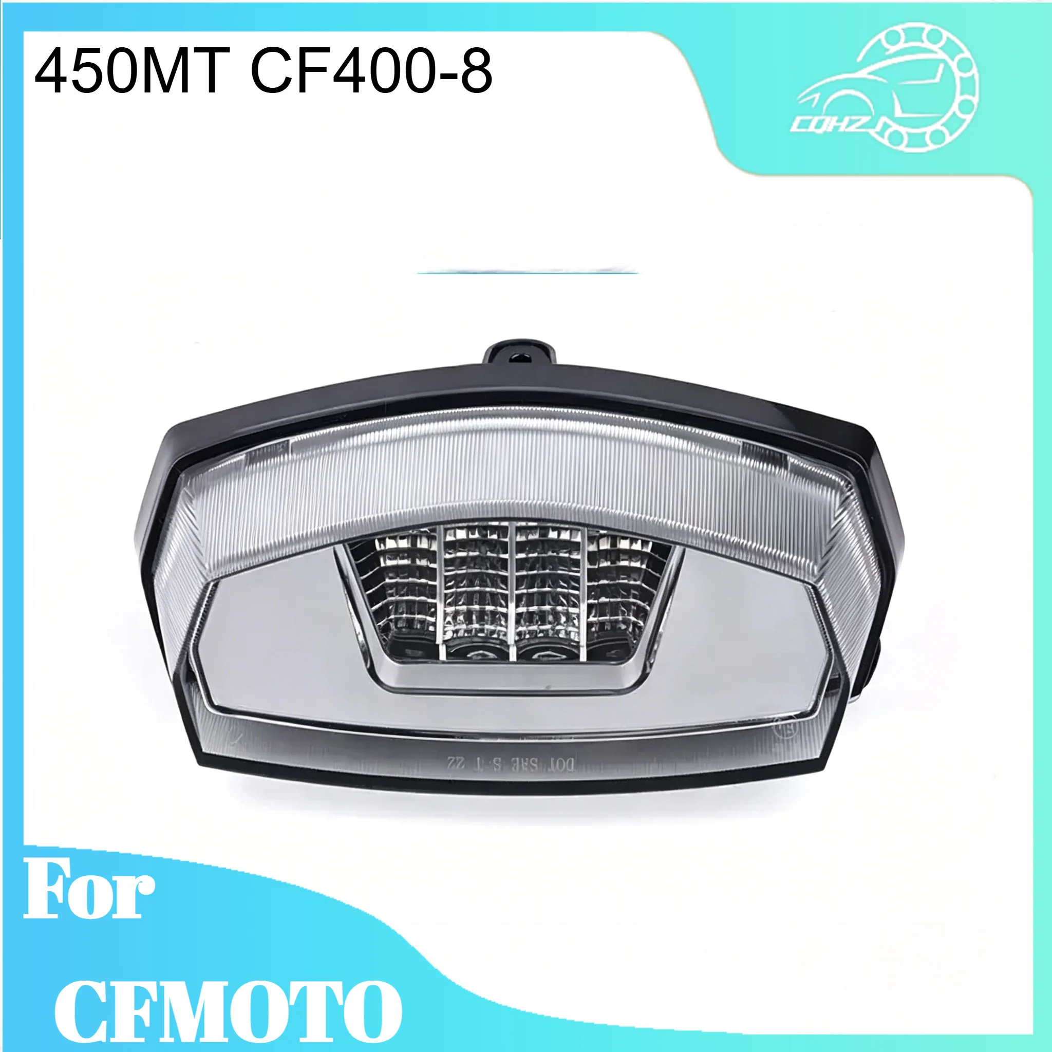

CQHZJ Motorcycle 450MT Taillight Assembly Rear Tail Light Signal Light For CFMOTO 450MT 400-8 Accessories