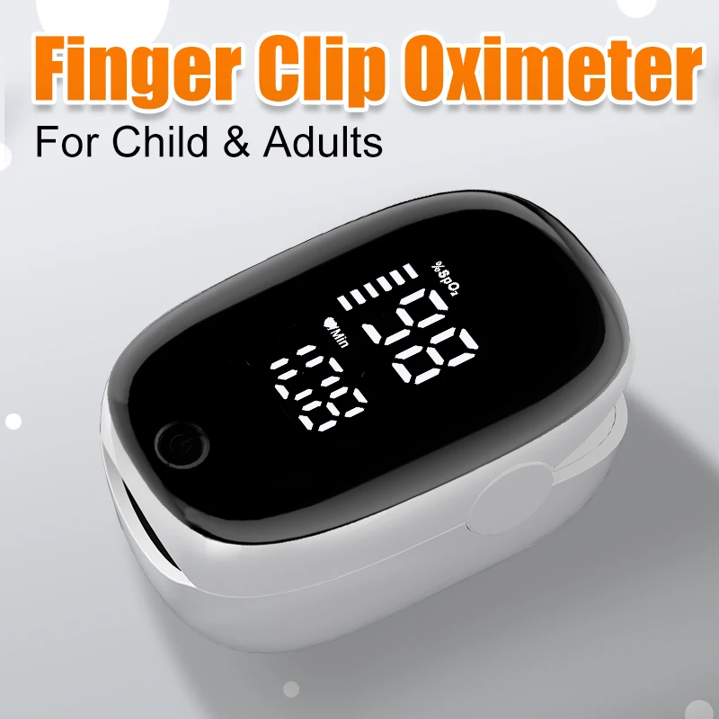 Oximeter Portable Fingertip Pulse Blood Oxygen Saturation Monitor With LED Display Fingertip Oximeter Testing SpO2 Health Care