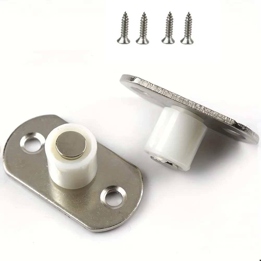 2Pcs Sliding Door Guide Rail System Wheels, Silent Guide Wheels for Shower Doors, Limiters, Including Installation Screws
