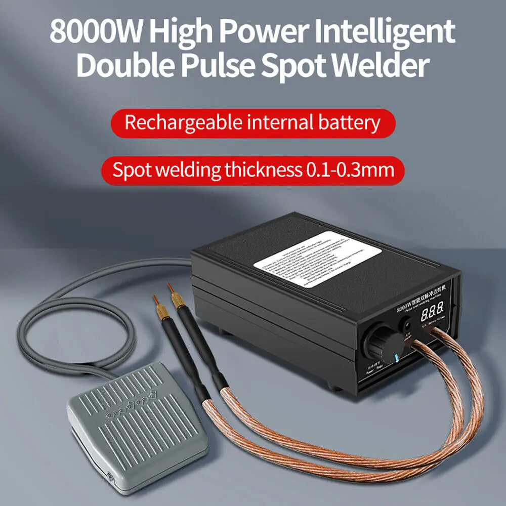 8000W Power Portable Spot  Machine 18650 Battery DIY Small Touch Welding Machine Battery Welding Machine