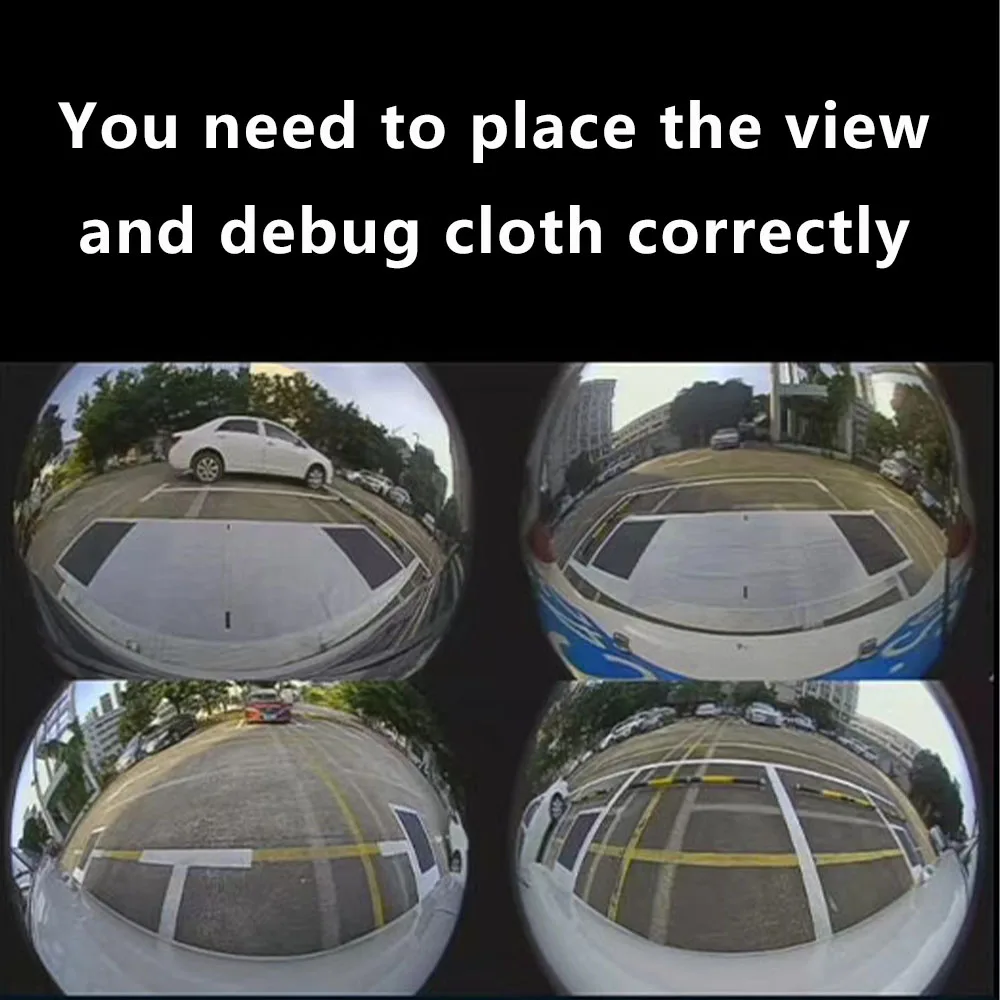 Debugging cloth correction cloth for 360 panoramic surround-view image system for automobil for Car 360 ° panoramic image system