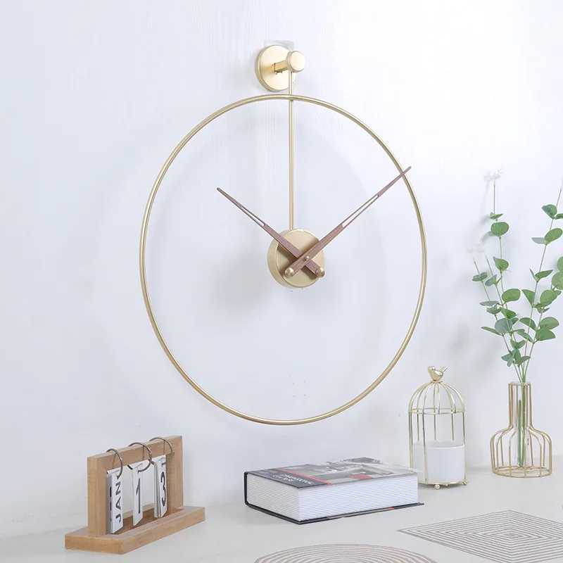 

Fashion Design Wall Clocks Nordic Large Restaurant Interior Art Mural Wall Watch Modern Luxury Horloge Murale Home Decoration