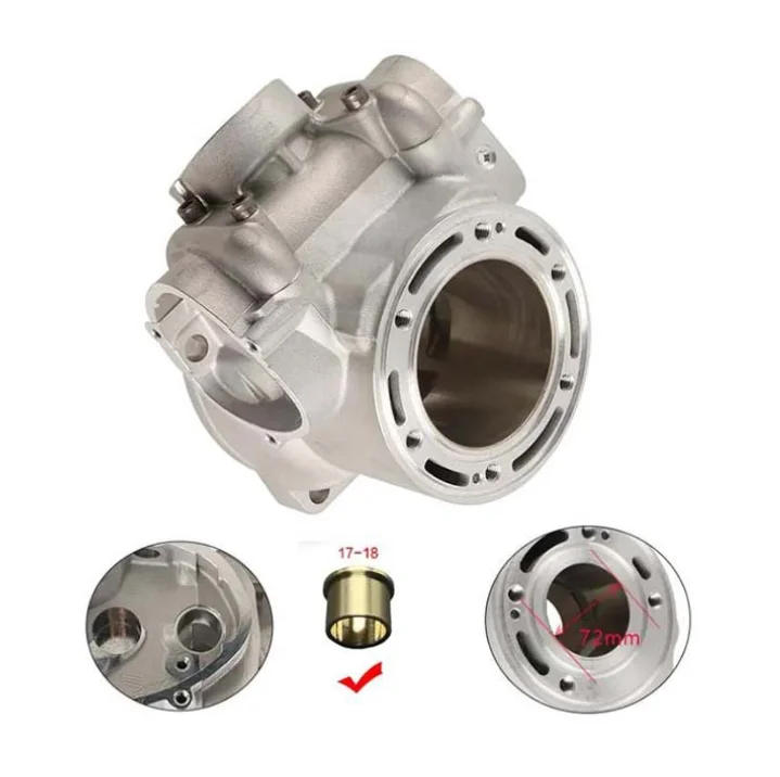 4 Valve Aluminum Cylinder Head For 212CC Engine MTK Brand Retrofit Upgrade Big Bore Cylinder Kit High Performance