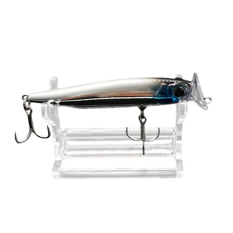 Fishing Lure Display Acrylic Display Stand Showing Stand Bait Display Shelf Holder 4pcs Small Fishing Bait Display Stands