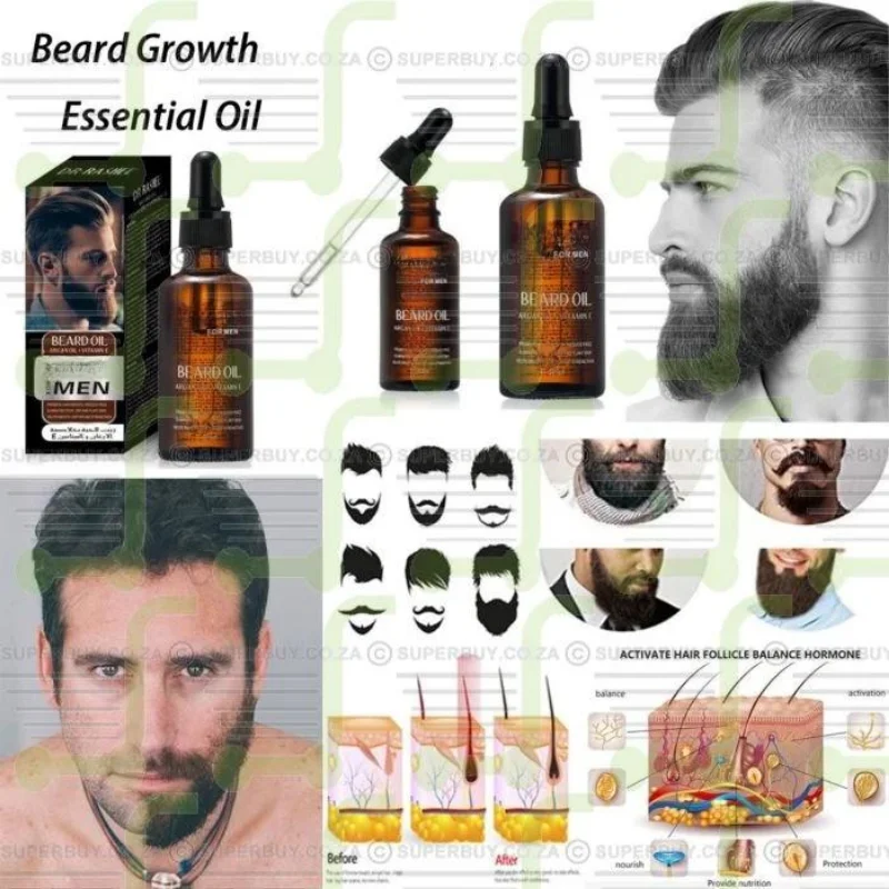 2022 Beard Oil For Men Beard Growth Enhancer Essence Oil Leave-in Conditioner Restore Natural Moisture Beard Beauty Products