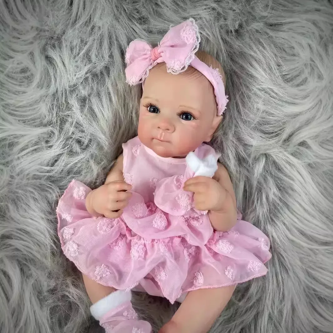 Lalki Reborn Bettie 48 cm Realistyczne, wyglądające jak żywe, urocze noworodki dziewczynki Najlepszy prezent na urodziny i Boże Narodzenie Zabawka