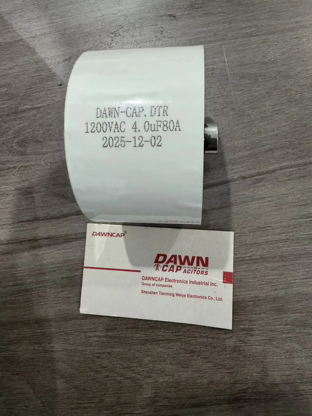DAWNCAP DTR  4UF 1200VAC& 3UF  630VAC 60A  Resonant  Capacitor 85MM*50MM  M6