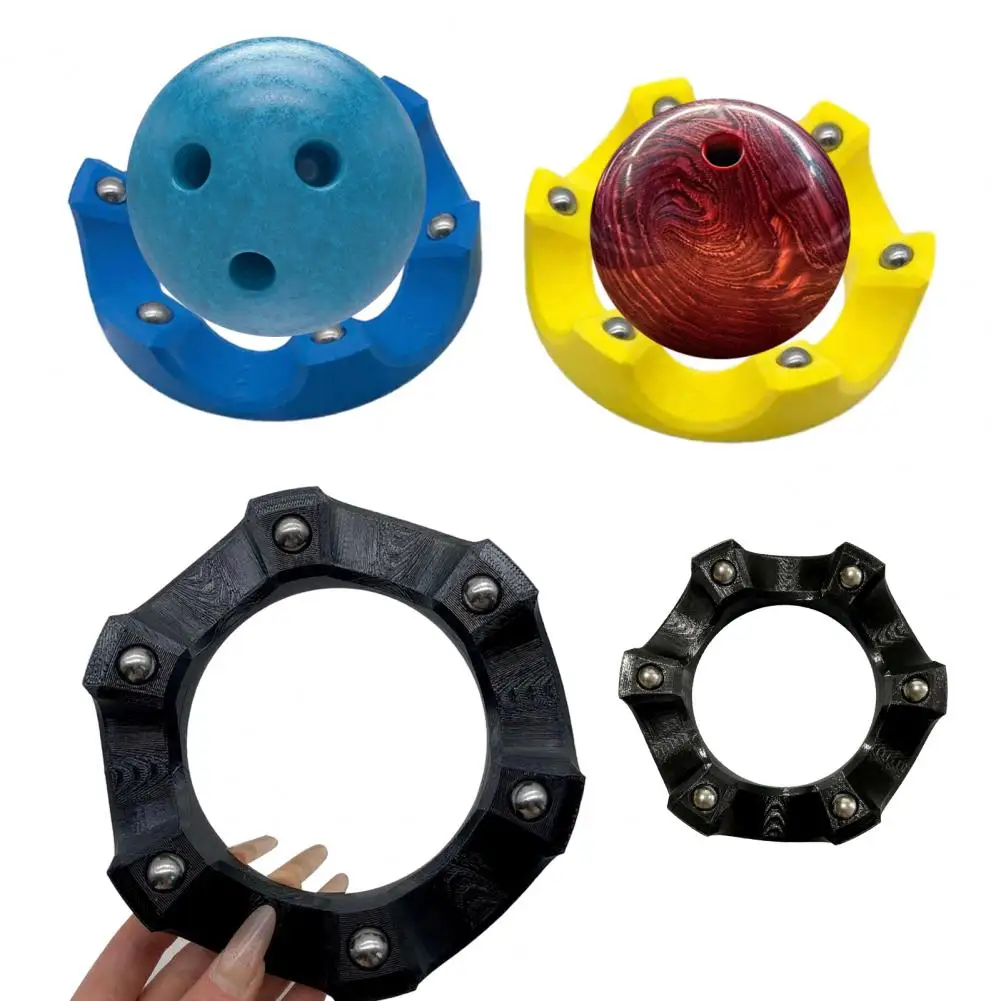 15cm Bowling Ball Spinner Holder 360 Degrees Smooth Rotating Bowling Ball Cup Display Stand With Bearing Bowling Accessories