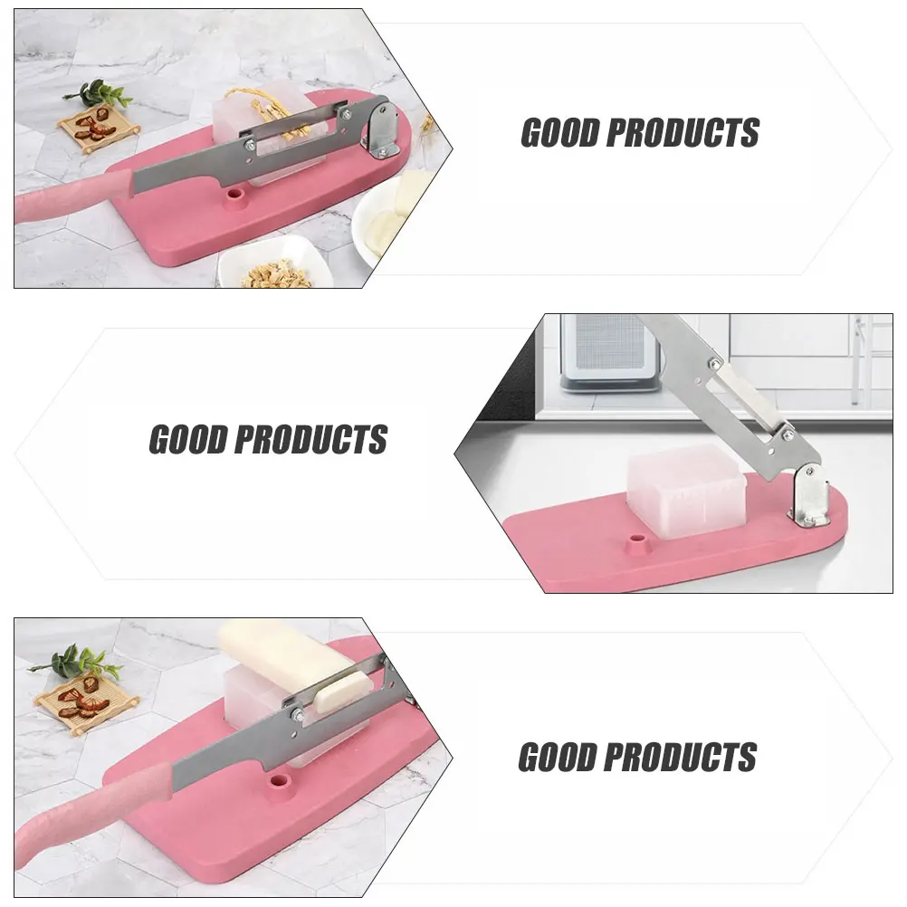 

Food Slicer Machine Rice Cake Knife Gelatin Slicer Kitchen Meat Vegetable Fruit Cutting Tool Stainless Steel