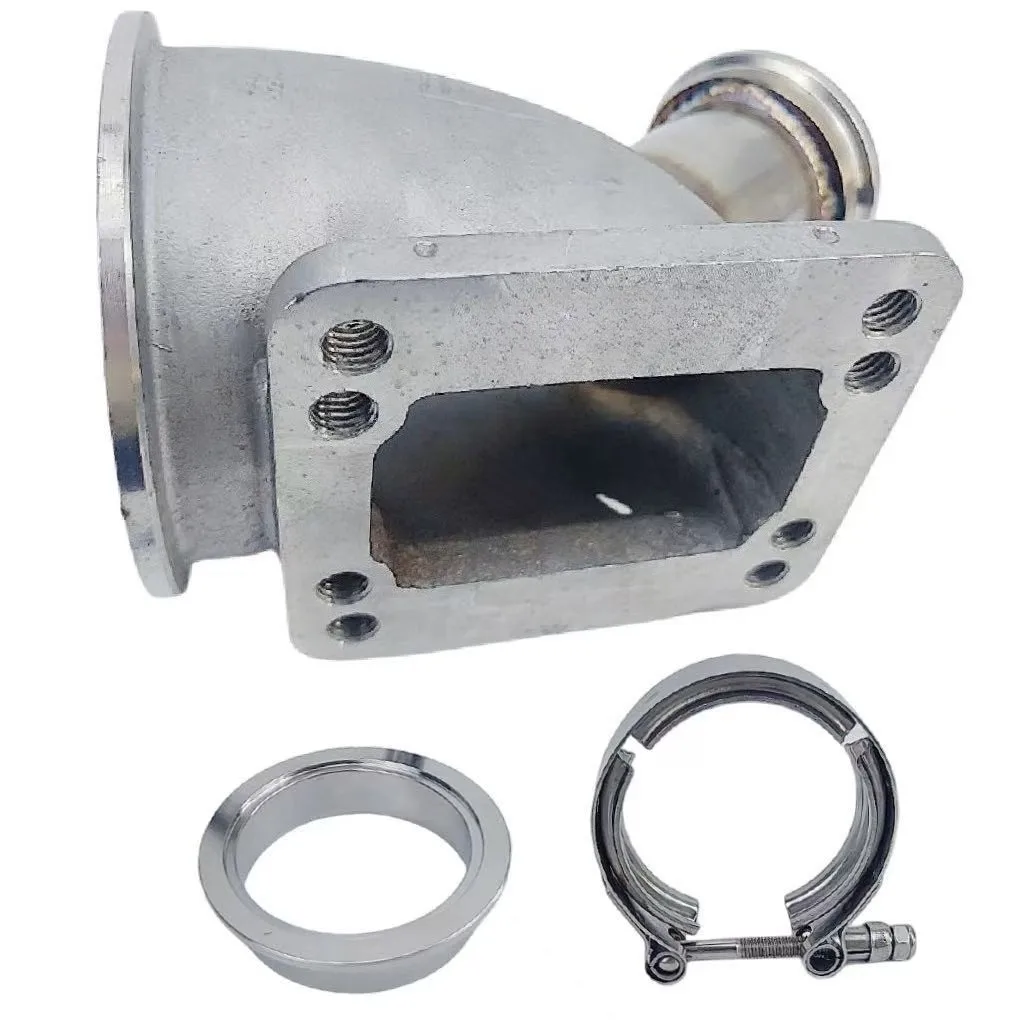 

2.5" 63mm Vband 90 Degree T3/T4 Stainless Steel TURBO ELBOW with Tial Wastegate 38mm Mvs Flange Car Accessories