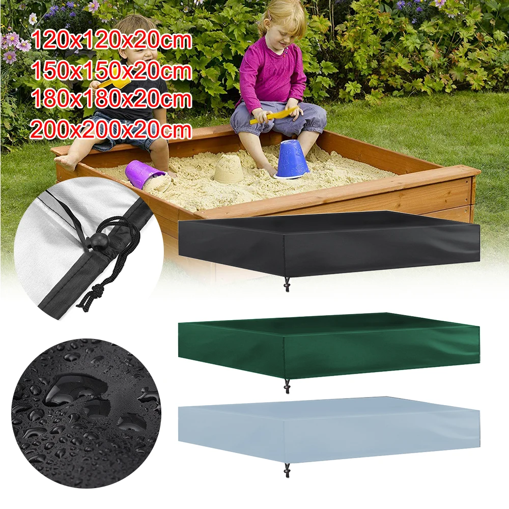 Multiple Specifications Garden Square Cover Sandpit Rainproof Dust-proof Children Toys Swimming Pool Waterproof Sunshade