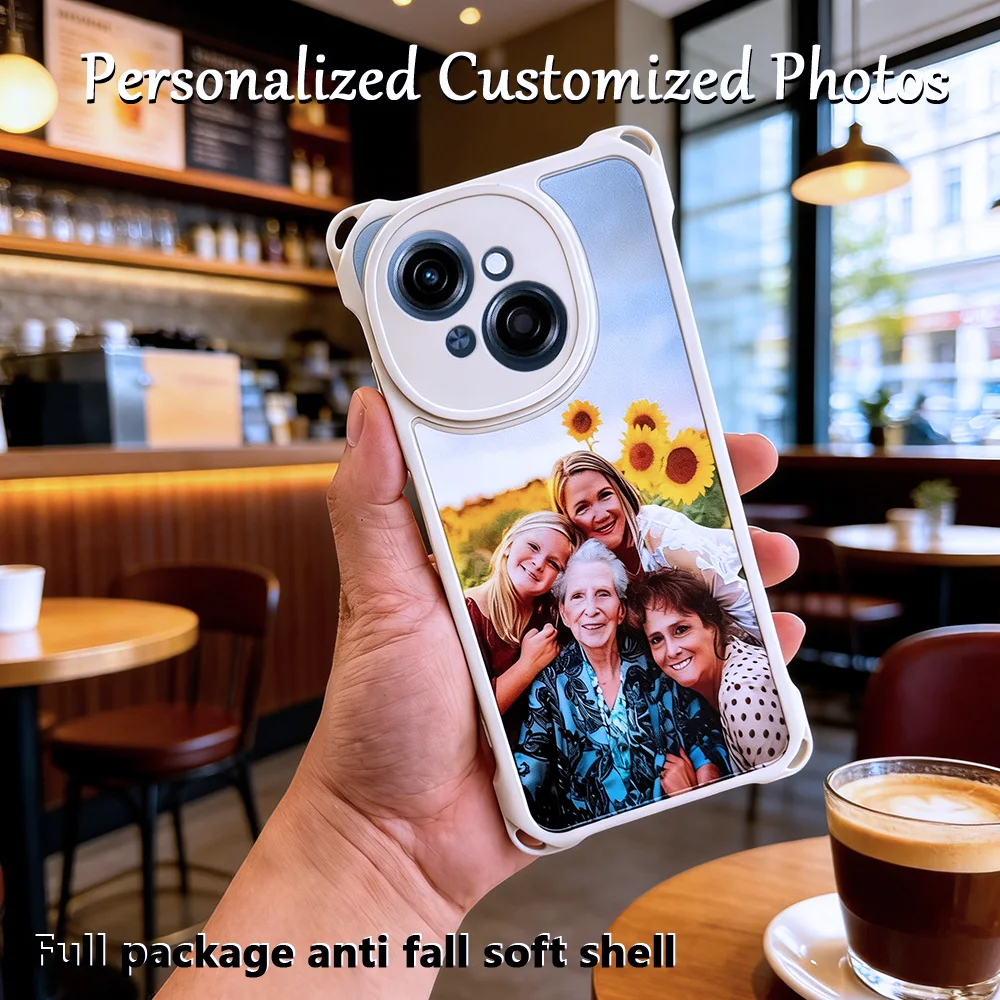 Customized Photo of Four corner anti fall phone case for Infinix Hot 50/40/30/Note 40/30/12/Smart 10/9/8/7 view 5