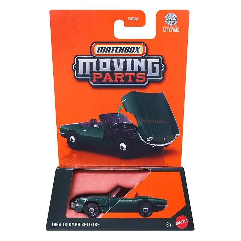 MATCHBOX 70. Rocznica Nowa Seria Model Samochodu ze Stopu Metali North Star Porsche 911 Mały Samochód Otwierane Drzwi Zabawka Kolekcjonerska FWD28