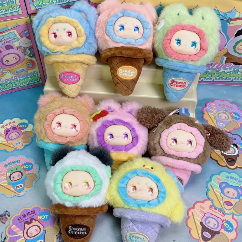 

EMMA Ice Cream Series Plush Blind Box Mystery Box Bag Pendant Charm Anime figure Model Dolls Collectible Girl Birthday Gift New