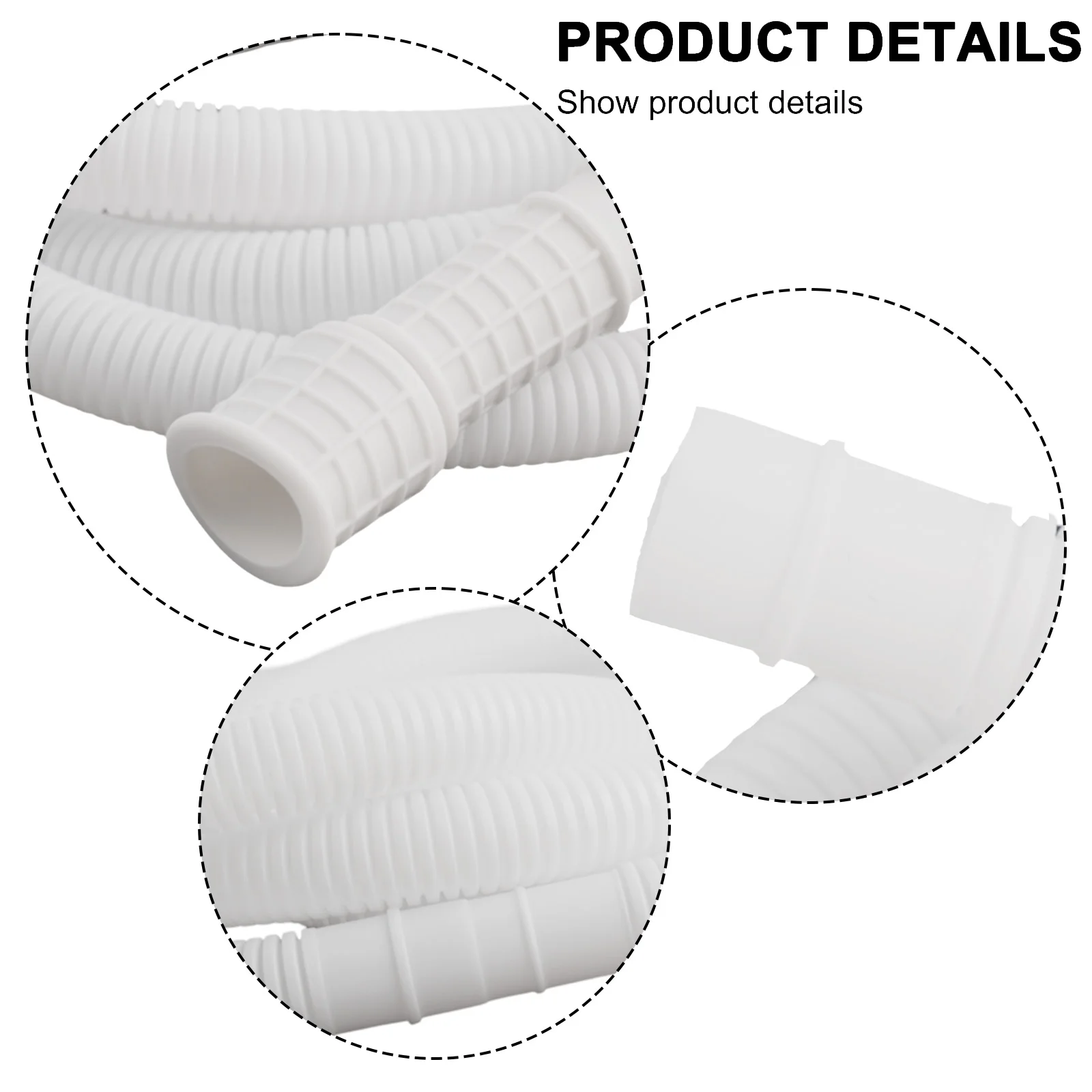 

Home Appliance Maintenance AC Drain Hose Replacement AC Hose Carefully Crafted Corrugated Interface Extended Length PVC Material