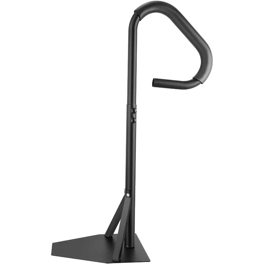 

Hot Tub Handrail 360 Rotatable Adjustable Height 35-57in Rust-proof Aluminum Indoor Outdoor Spa Step Handrail with Slide-under