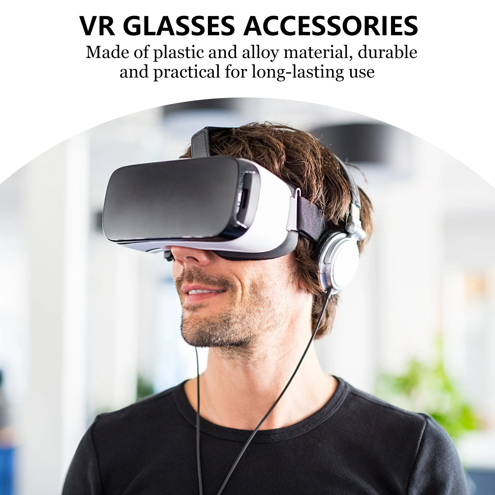 

1Pcs Vr Glasses Earbuds Practical Durable in-Ear Headphone for 2 Enhanced Bass Headset Vr Glasses Headset