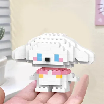 Disney Anime Princess Building Blocks Stitch Mickey Mouse mini Action toy Figures Blocks Toys Bricks Assemble Toys Kids Gifts 34
