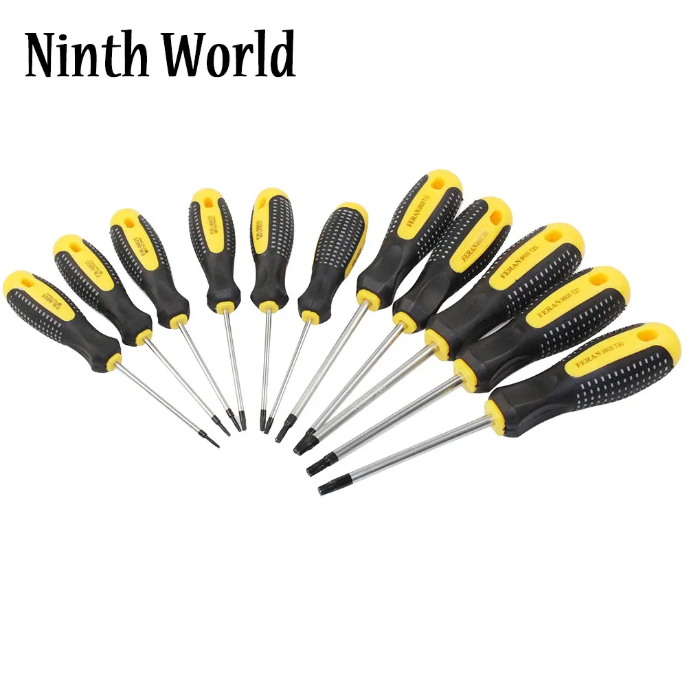 CR-V Security Hole Torx Screwdriver Set Magnetic T5-T30 Screw Driver Set Kit For Telephone Repair Hand Tool Set