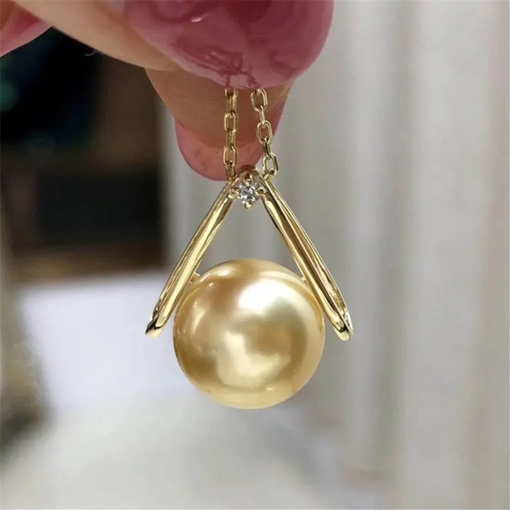 

Gold-Plated Half Hole Eye Pins Beads End Caps Top Drilled Pendant Bails Connector DIY Jewelry Accessories No Pearl No Chain P022