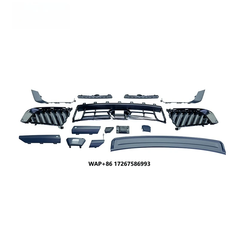 For Cullinan Bumper Kit 2018-2024 Upgrade 2025 Old to New Version PP Body Kit Plug and Play LED Headlights