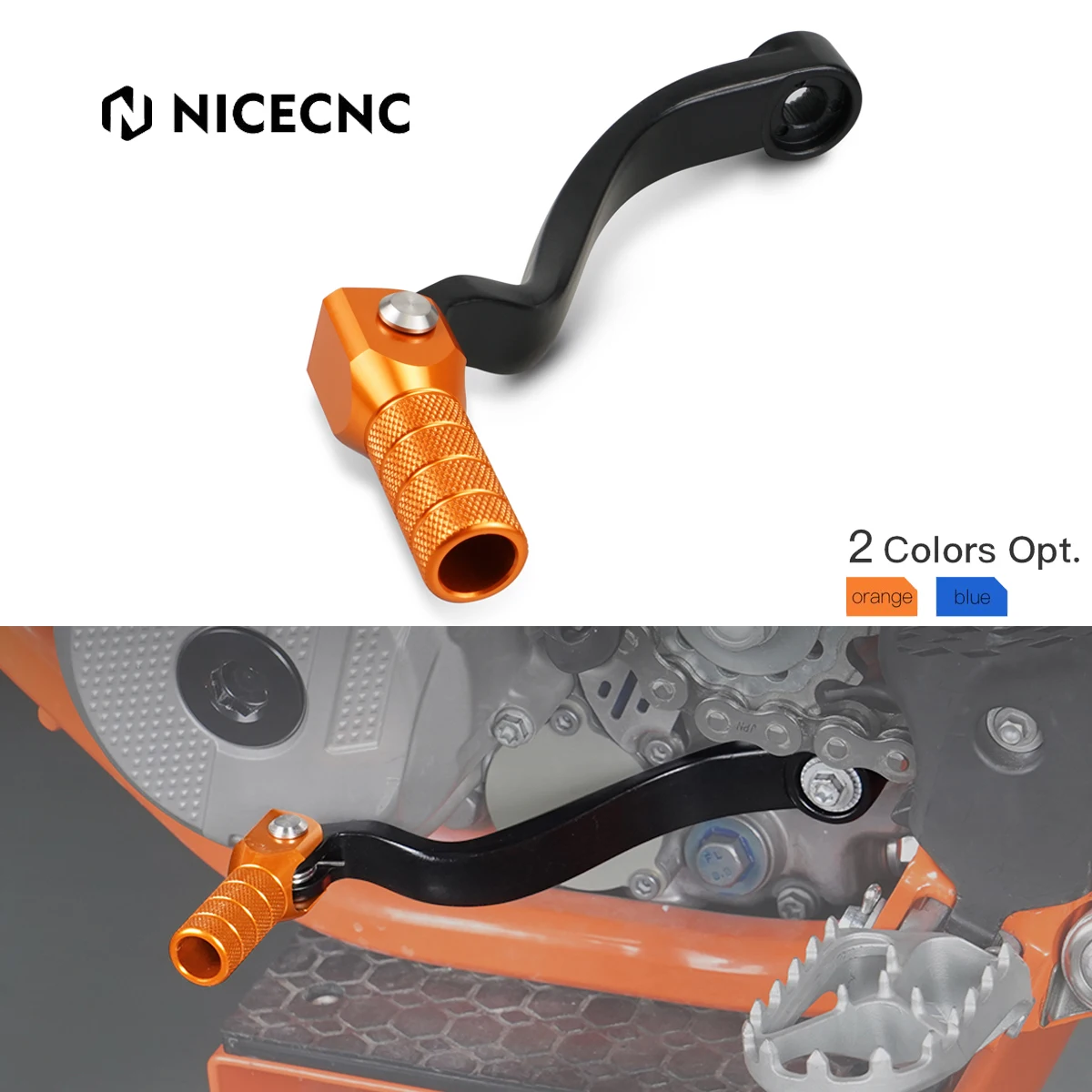 

NiceCNC For KTM SX 350F 450F 2007-2012 EXC 125 200 2001-2015 EXC250 2001-2003 SXF XCF 250 350 SX 125 150 Forged Gear Shift Lever