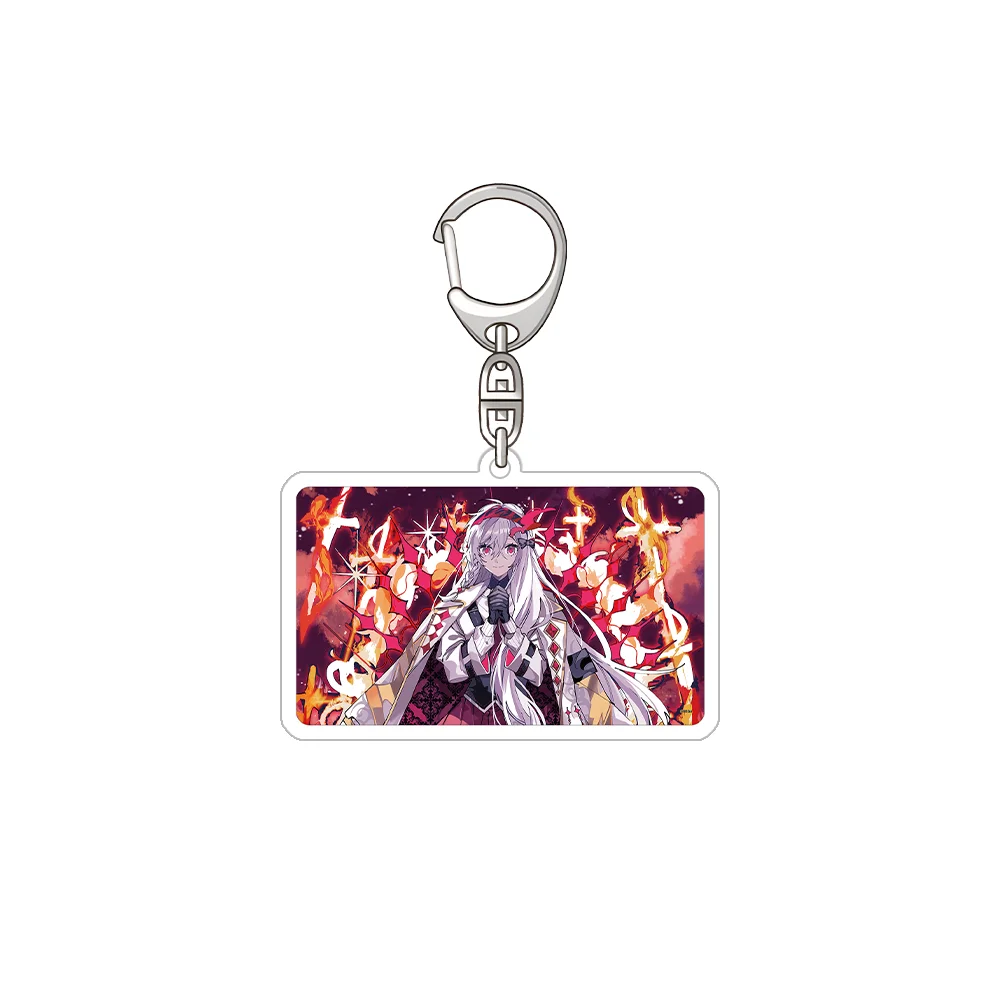 CHUNITHM Astraea Valmacia Ghost Sakuzyo - Ultimate Force Hebikari Ako Official square Acrylic Keychain Bag pendant anime goods