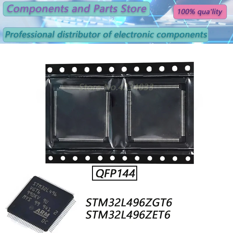 

STM32L496ZGT6 STM32L496ZET6 STM32L496Z STM32L49 QFP144 Новый оригинальный запас