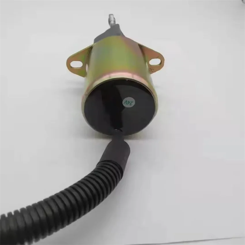 ディーゼルエンジン用遮断ソレノイド,24V, 3970416 kg,大宇,掘削機部品