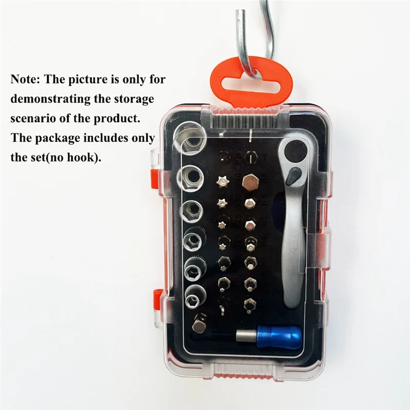 

ABBO-Mini Ratchet Wrench Set 27 In 1 With Bits& Socket Tool-Versatile For Household For Daily Maintenance