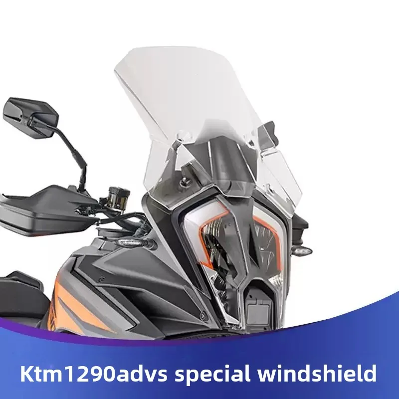 Motorcycle front windshield height increase front inlet transparent For KTM 1290ADV 1290 ADV 1290-ADV