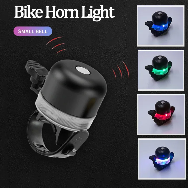 

Bicycle Horn Electric Crisp Sound Bike Bell USB Rechargeable Mountain Road Bike Front Lamp with Horn Flashlight Bicycle Light