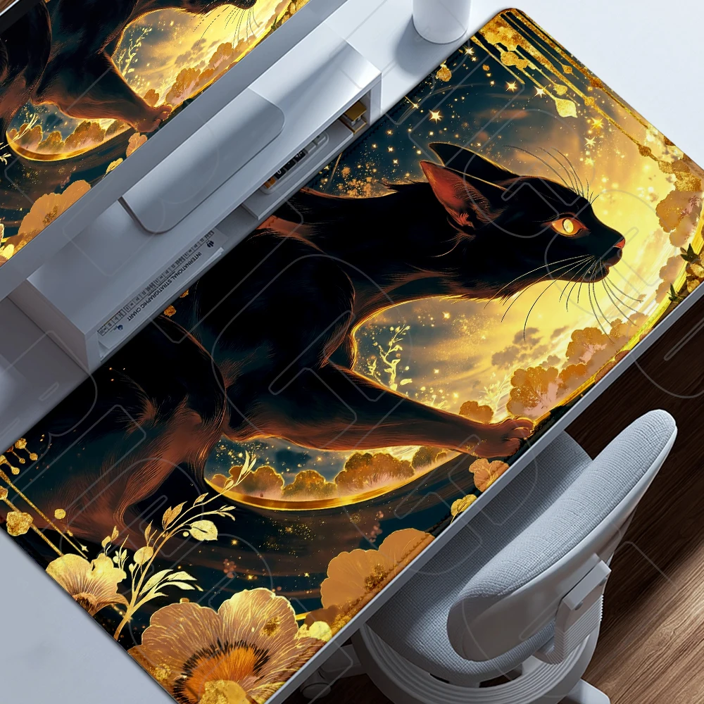

HD Dreamland Cat 1200X600mm Mouse Pad Large Computer Office Game Table Mats Rubber Anti-slip Gaming Keyboard Mouse pads Desk Mat